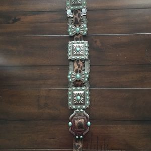 Leopard Concho Belt